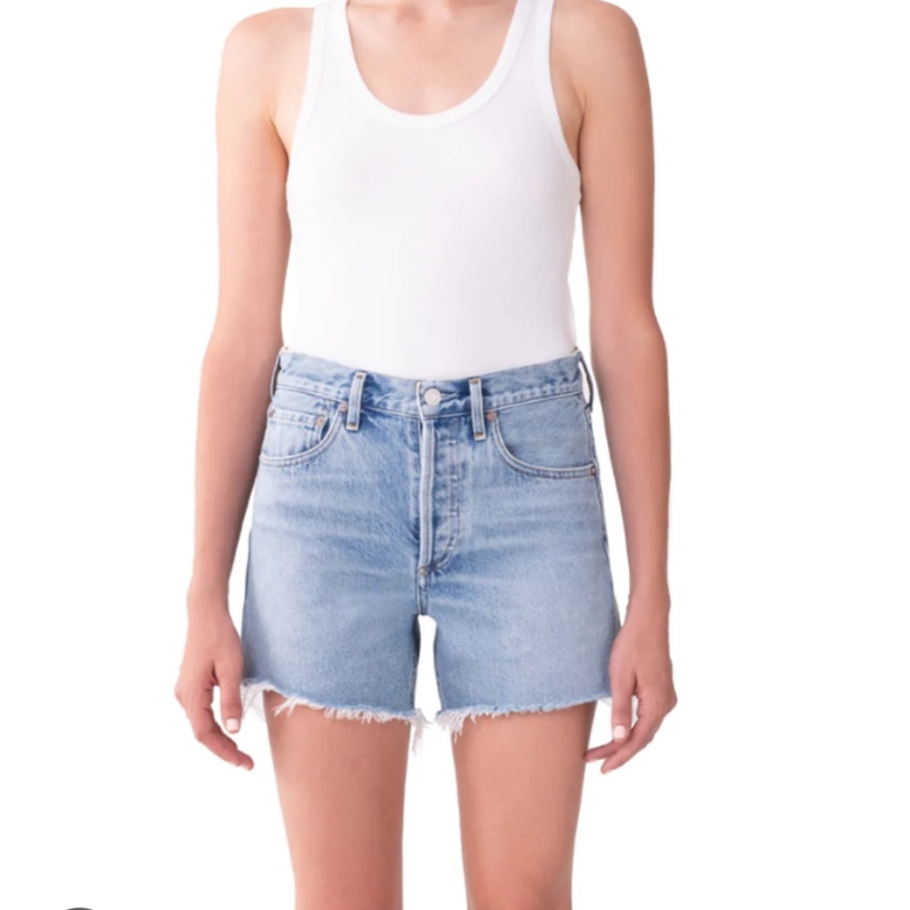 Agolde Reese relaxed cutoff denim shorts size 31
